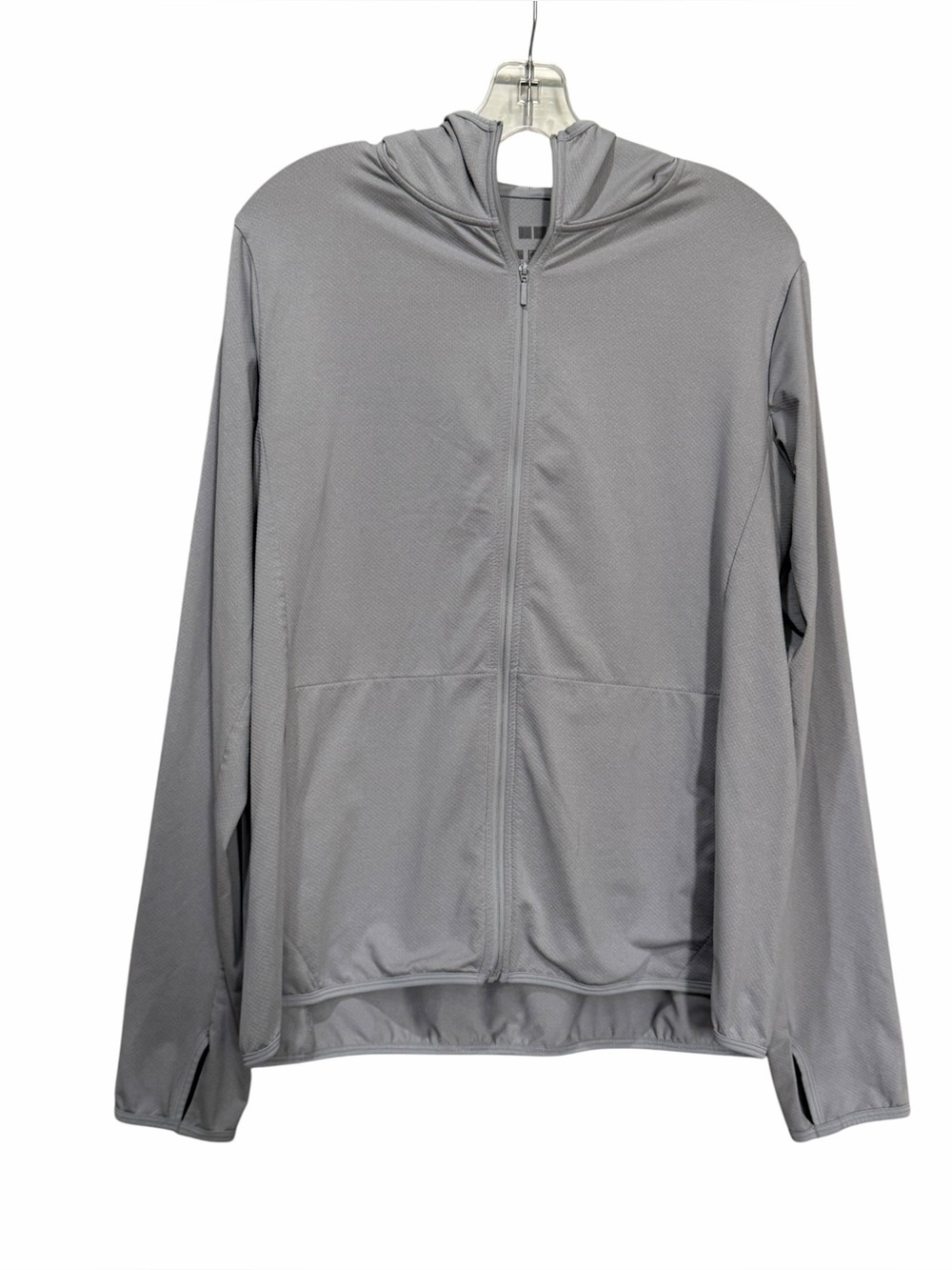 Uniqlo Women’s XL Gray Full Zip Long Sleeve Athletic Jacket B17